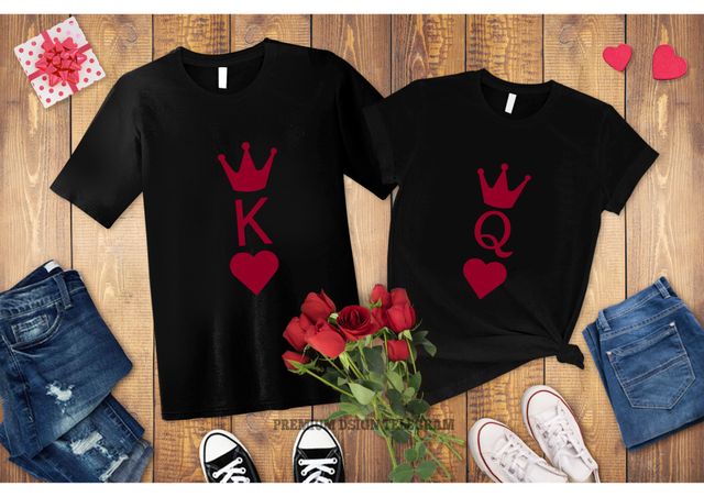 Camisetas personalizadas KING/QUEEN