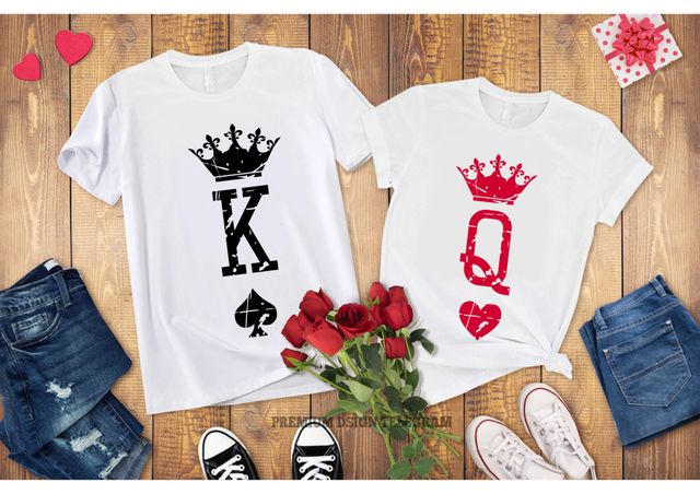 Camisetas personalizadas KING/QUEEN