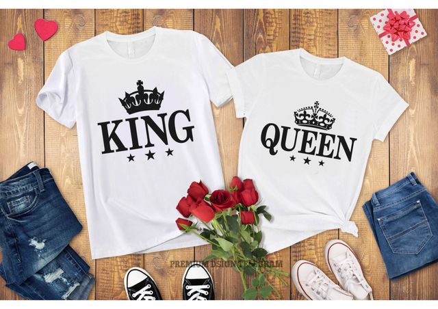 Camisetas personalizadas KING/QUEEN