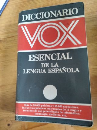 Diccionario lengua española