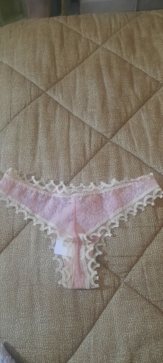 Slip brasiliano rosa e panna Intimissimi