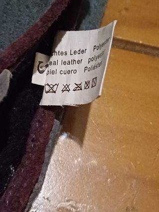 GUANTES CUERO Y POLIÉSTER