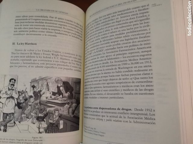 Libro Historia General de las Drogas.