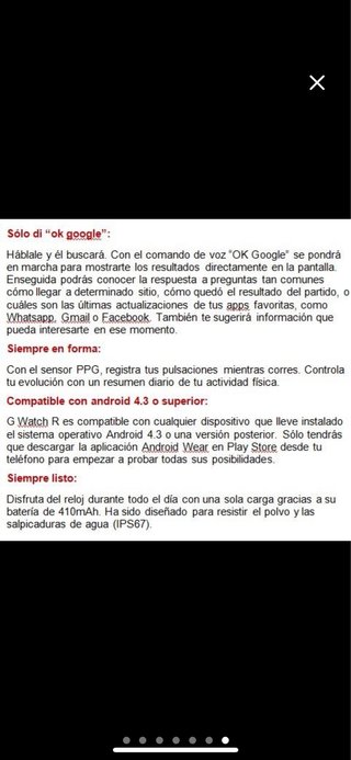 SMARTWATCH LG G WATCH R