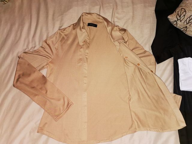 Camicia donna M/L cammello taglia M Sinéquanone