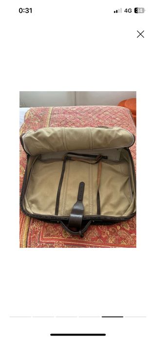 Maleta marrón Loewe vintage 