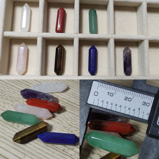 Sets de 7 chacras piedras naturales minerales