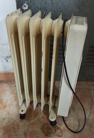 Calefactor de aceite Jata  tipo radiador.