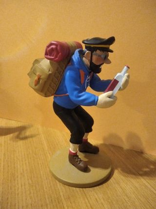 Figura Tintín en el Tíbet Haddock alpinista.