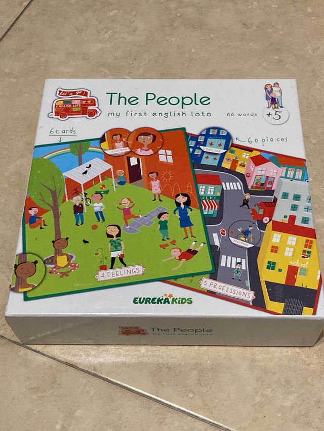 Juego The people my first english loto