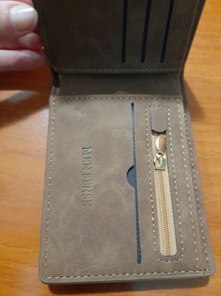 Cartera hombre polipiel suave