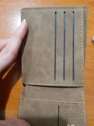 Cartera hombre polipiel suave