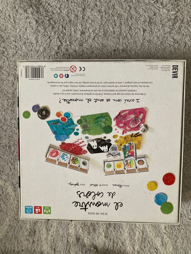 Juego El monstre dels colors