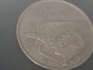 Colección 14 monedas de 25 pesetas 1957