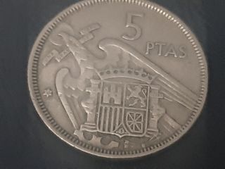 Moneda 5 pesetas 1957 *58