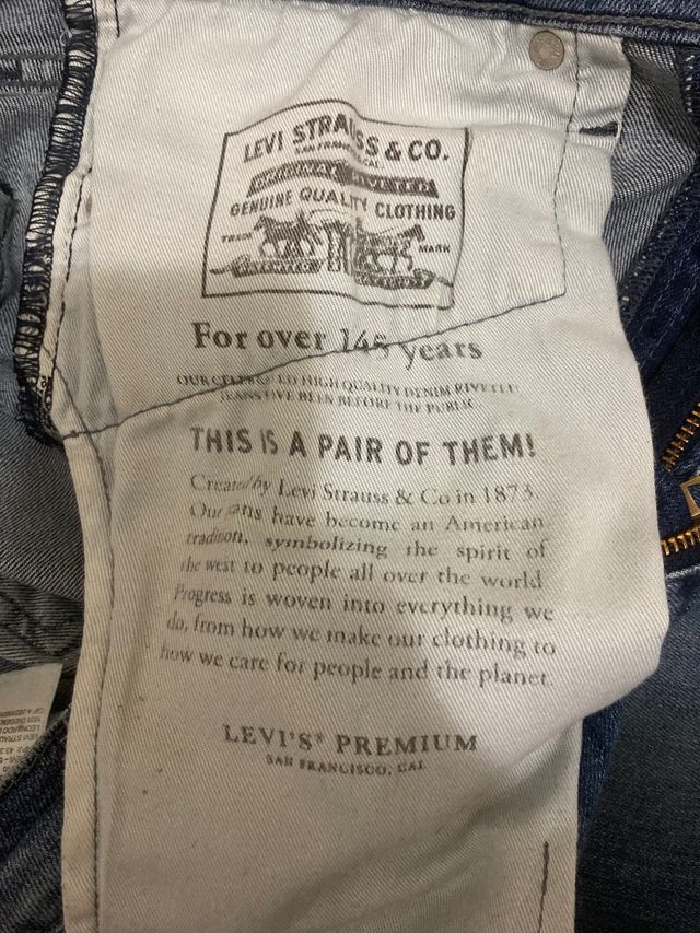 jeans uomo levis