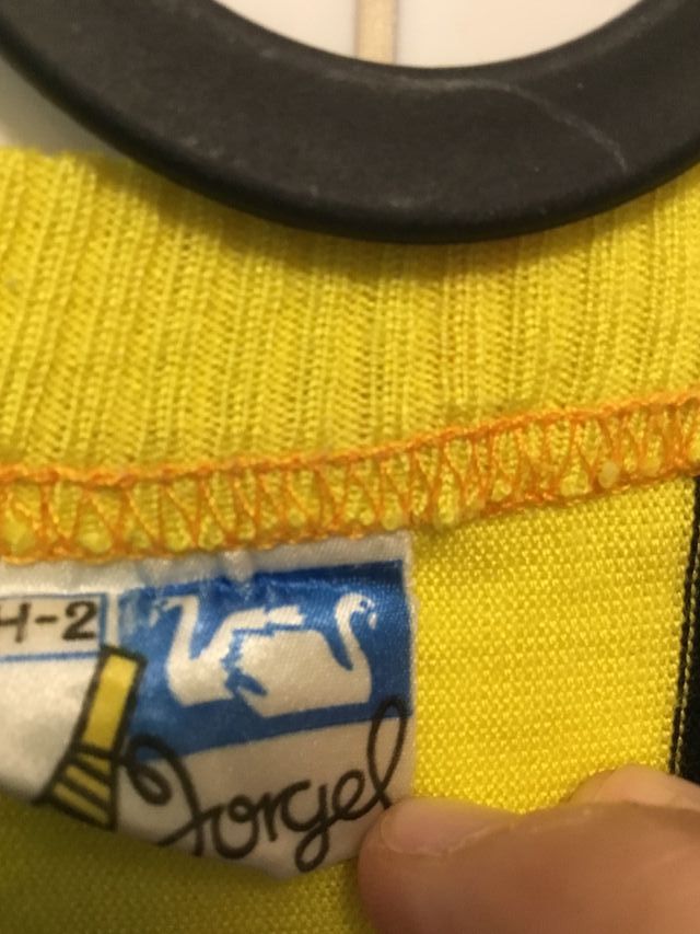 T-shirt Portugalete Baracaldo indossata in partita anni '70?