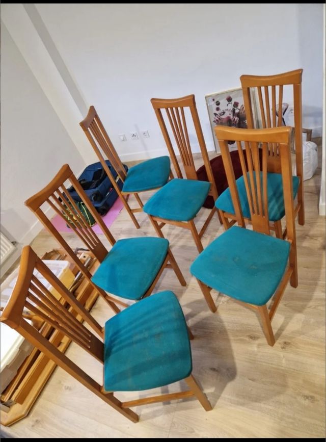 Mesa de comedor y 6 sillas