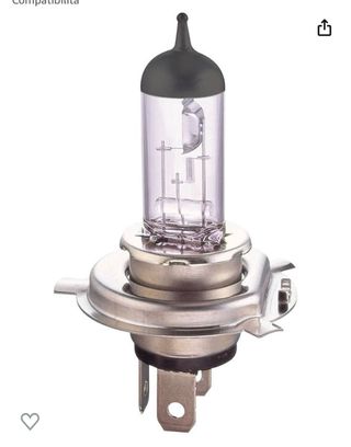 lampadine alogene per auto 12v 60/55w H4