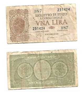 Banconota 1 LIRA