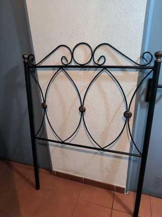 Cabecero 90 cm hierro forjado