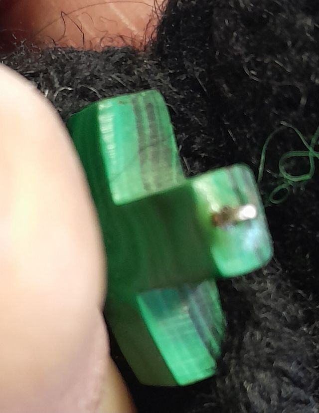 Ciondolo in malachite