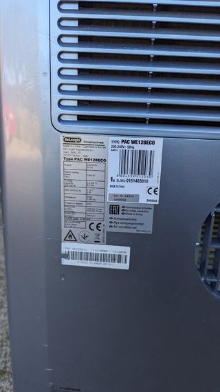 Aire aconditionado DeLonghi Pingüino PAC WE128 Eco