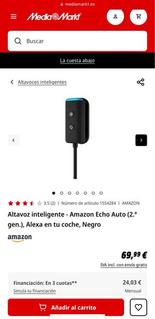 Amazon echo auto media markt hot sale