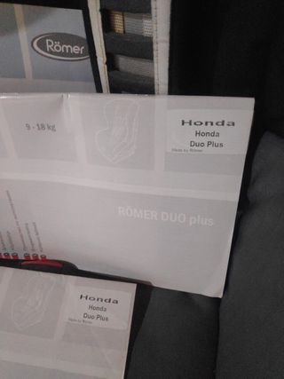 sillita Isofix Romer diseño Honda