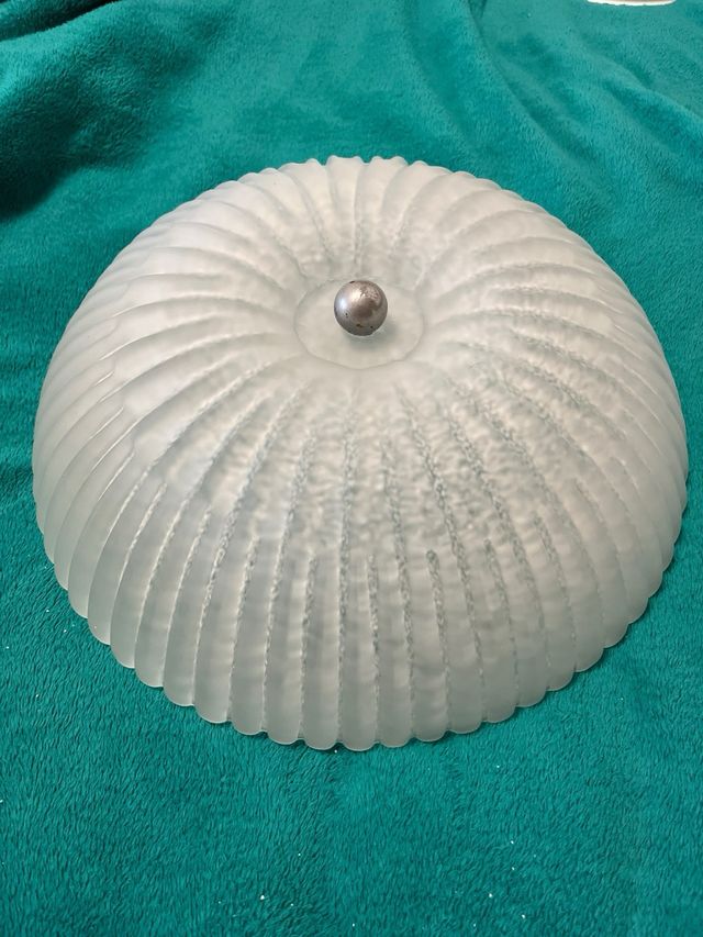 Plafón redondo de cristal