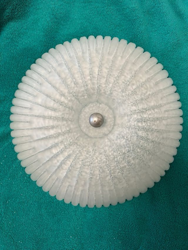 Plafón redondo de cristal