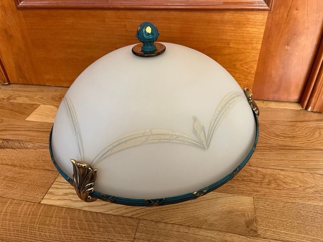 Plafón redondo de diseño (cristal)