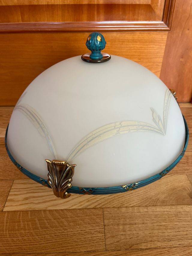 Plafón redondo de diseño (cristal)