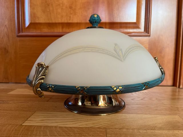 Plafón redondo de diseño (cristal)