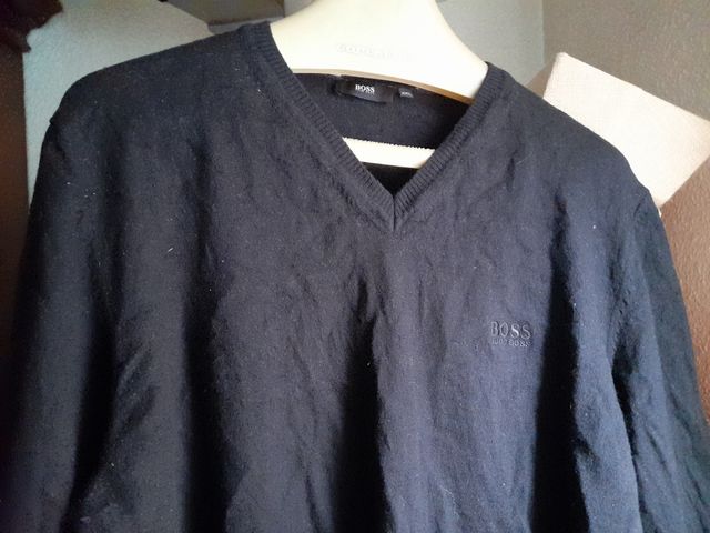 Suéter hombre boss,negro
