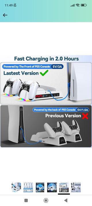 Soporte de ps5 y ps5 slim 