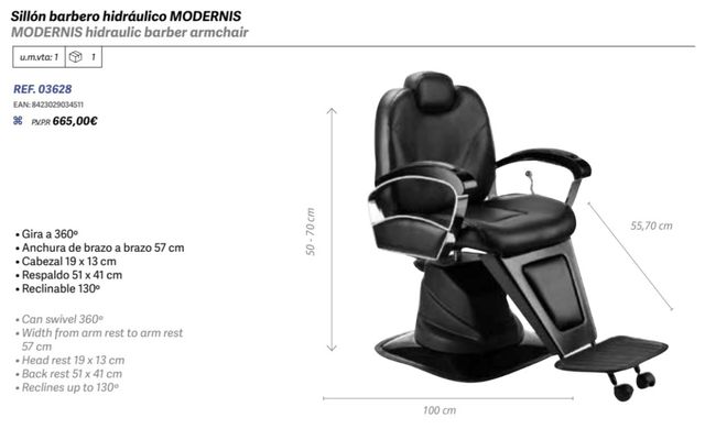 Sillón barbero 