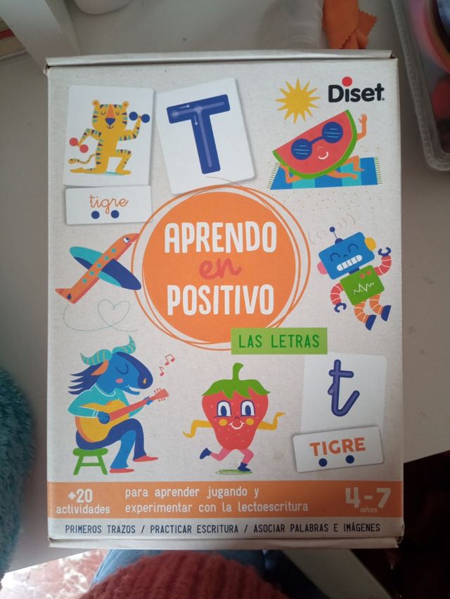 Juego de letras, aprendo en positivo