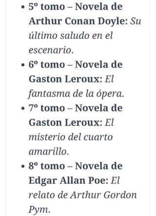 Novelas de suspense y terror