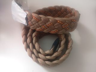 Cinturón elástico trenzado de poléster 100 cm