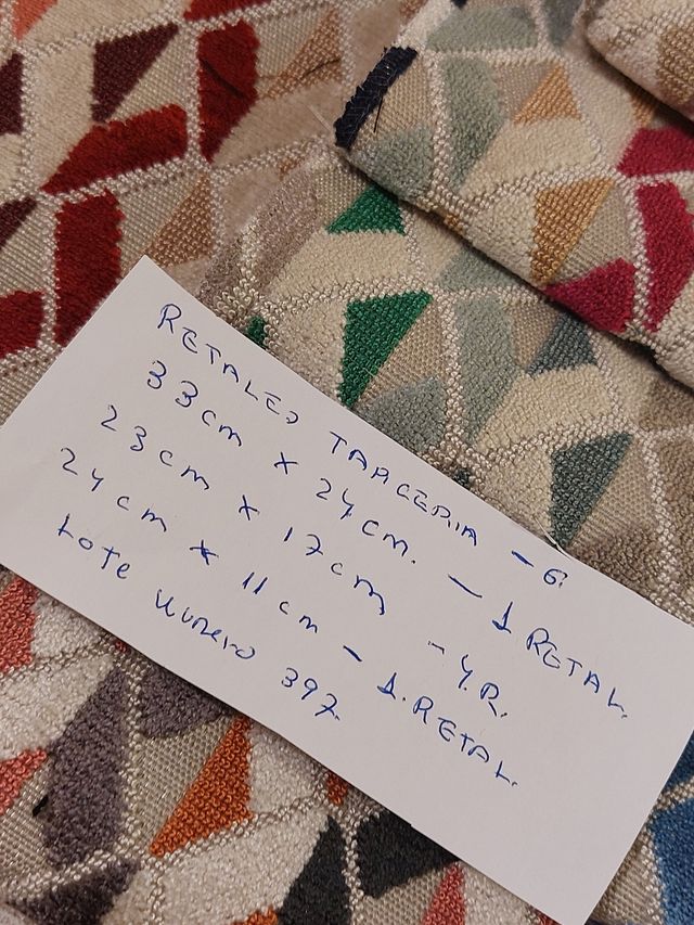 Lote retales tapiceria