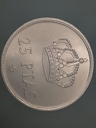20 monedas 25 pesetas 1975-1984