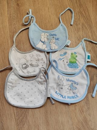 Set 5 Bavaglini Neonato