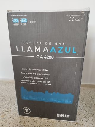 Estufa de Gas Llama Azul