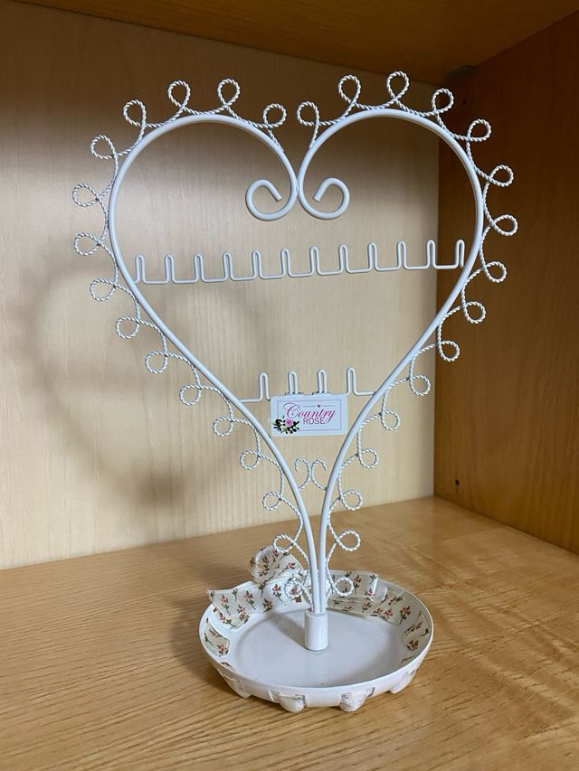 Portagioie cuore Country Rose