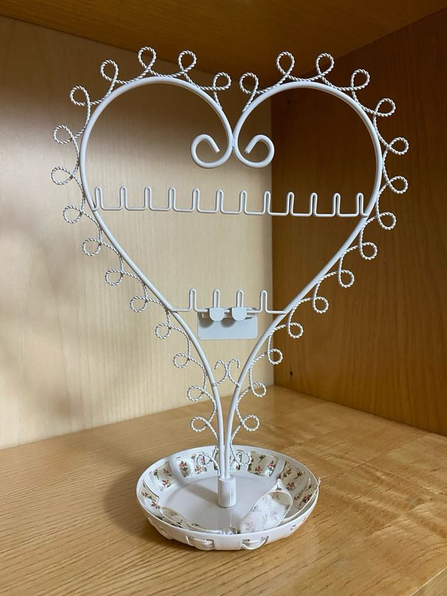 Portagioie cuore Country Rose