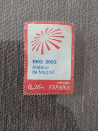 Sello Centenario Atlético de Madrid
