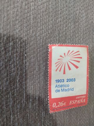 Sello Centenario Atlético de Madrid
