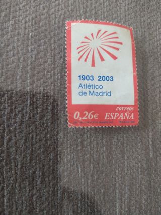 Sello Centenario Atlético de Madrid