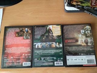 Trilogía Piratas del Caribe en DVD